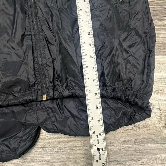 Under Armour Windbreaker Jacket Navy Black Gold Mens L Loose Fit Nylon Tech - Picture 7 of 10